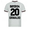 Bayer Leverkusen Alejandro Grimaldo #20 Bortedrakt 2023-24 Kortermet